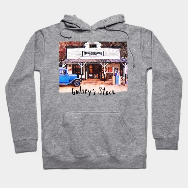 Ike Godsey's Store Hoodie by Neicey